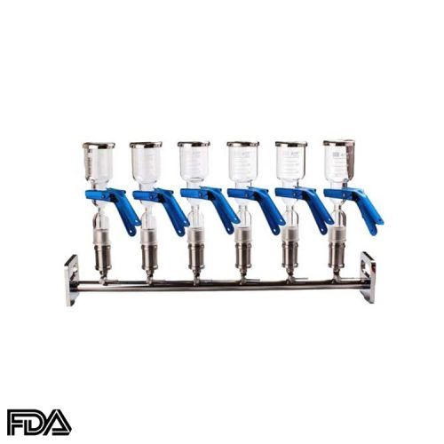 매니폴드 진공 여과, 유리, MFA-6GMFA-6PTFE